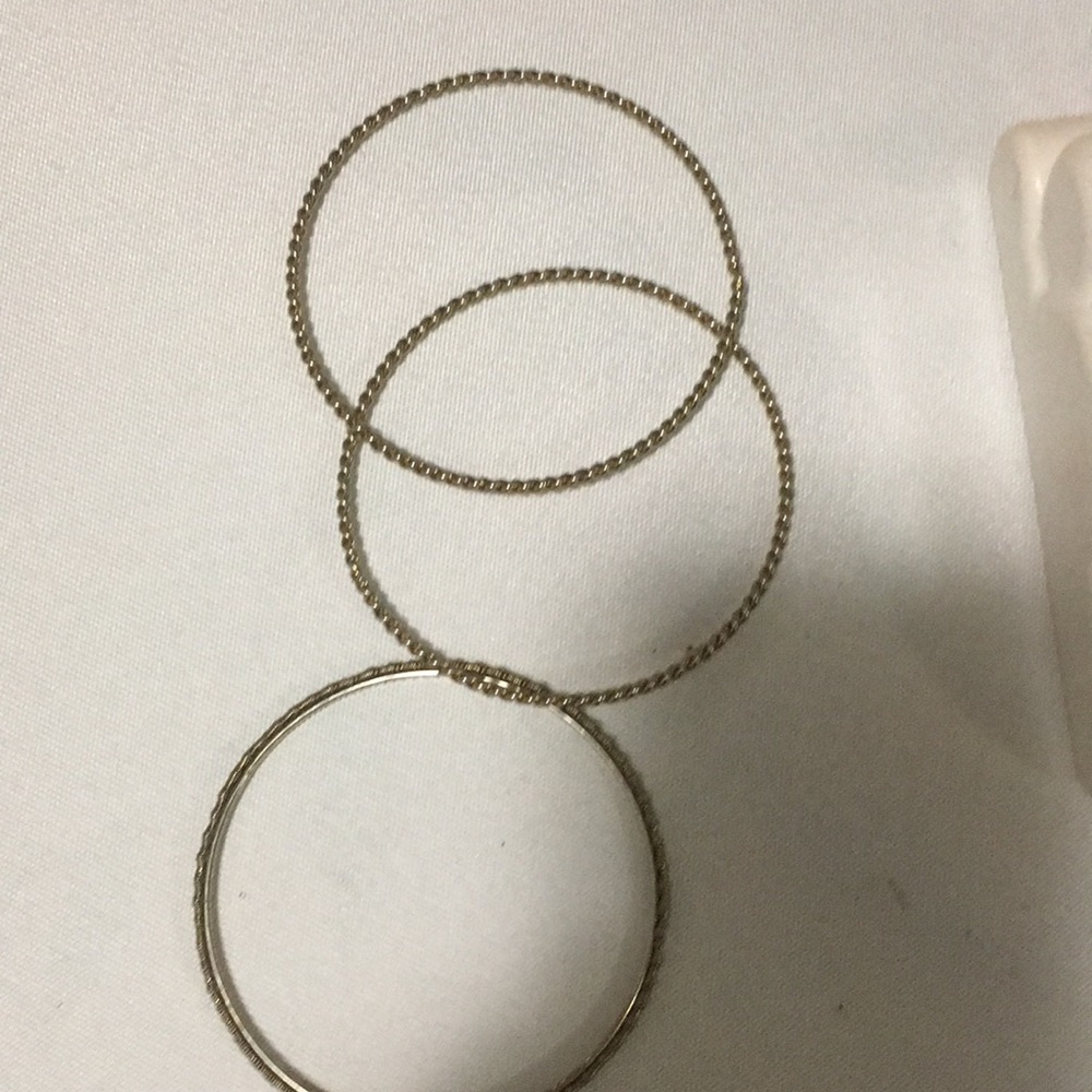 Gold Twisted Bangles Bracelet